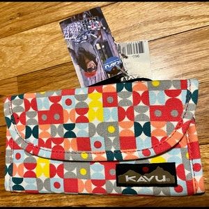 KAVU Big Spender Tri Fold Vegan Wallet NEW WITH TAGS